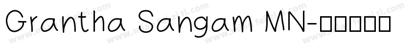 Grantha Sangam MN字体转换